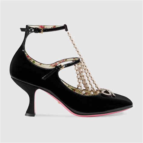 gucci pumps with pearls|farfetch gucci shoes sale.